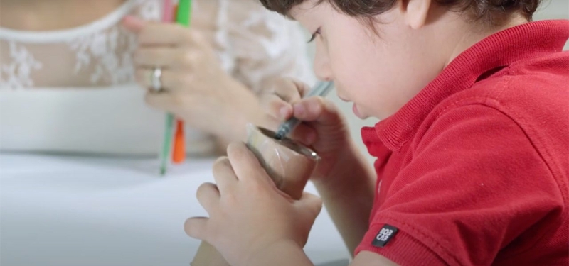 Crea un magnificador de dibujo con tu peque